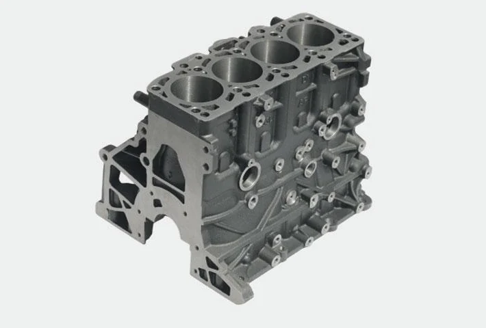 HT250 gray iron cylinder block casting example