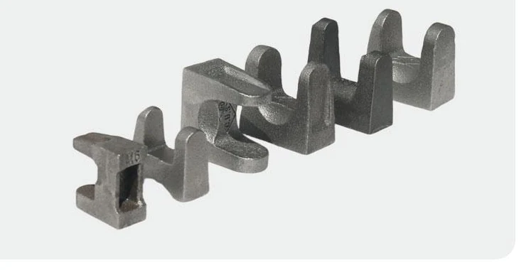 QT450-10 ductile iron tiger mouth clamp casting
