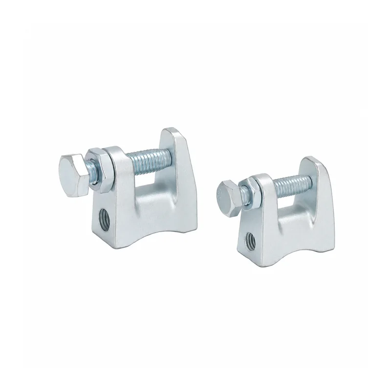 Universal beam clamp with adjustable threaded screw