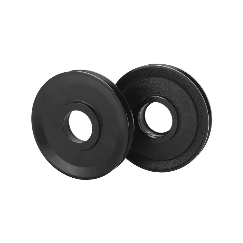 Grooved flywheel for belt-driven machinery