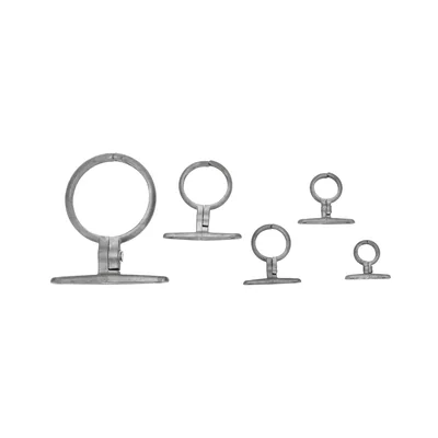 Pipe support ring with mounting base